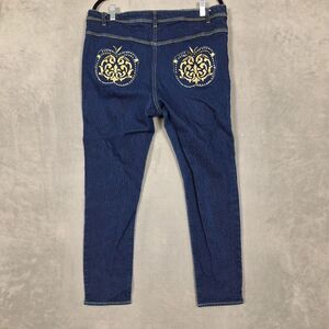 Apple Bottoms Jeans Womens 18 (36x28) Blue Y2K Denim